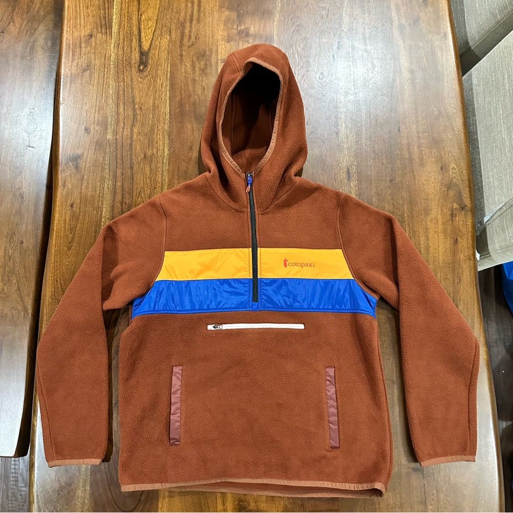 Cotopaxi Teca Fleece Hooded‎ Half-Zip Jacket Size XL Women’s